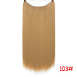 24 Inches Invisible Wire No Clips Hair Extension