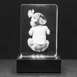 Personalized Crystal - 3D Holographic Block - Stadium