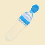 Lovely Safety Infant Baby Silicone Feeding With Spoon